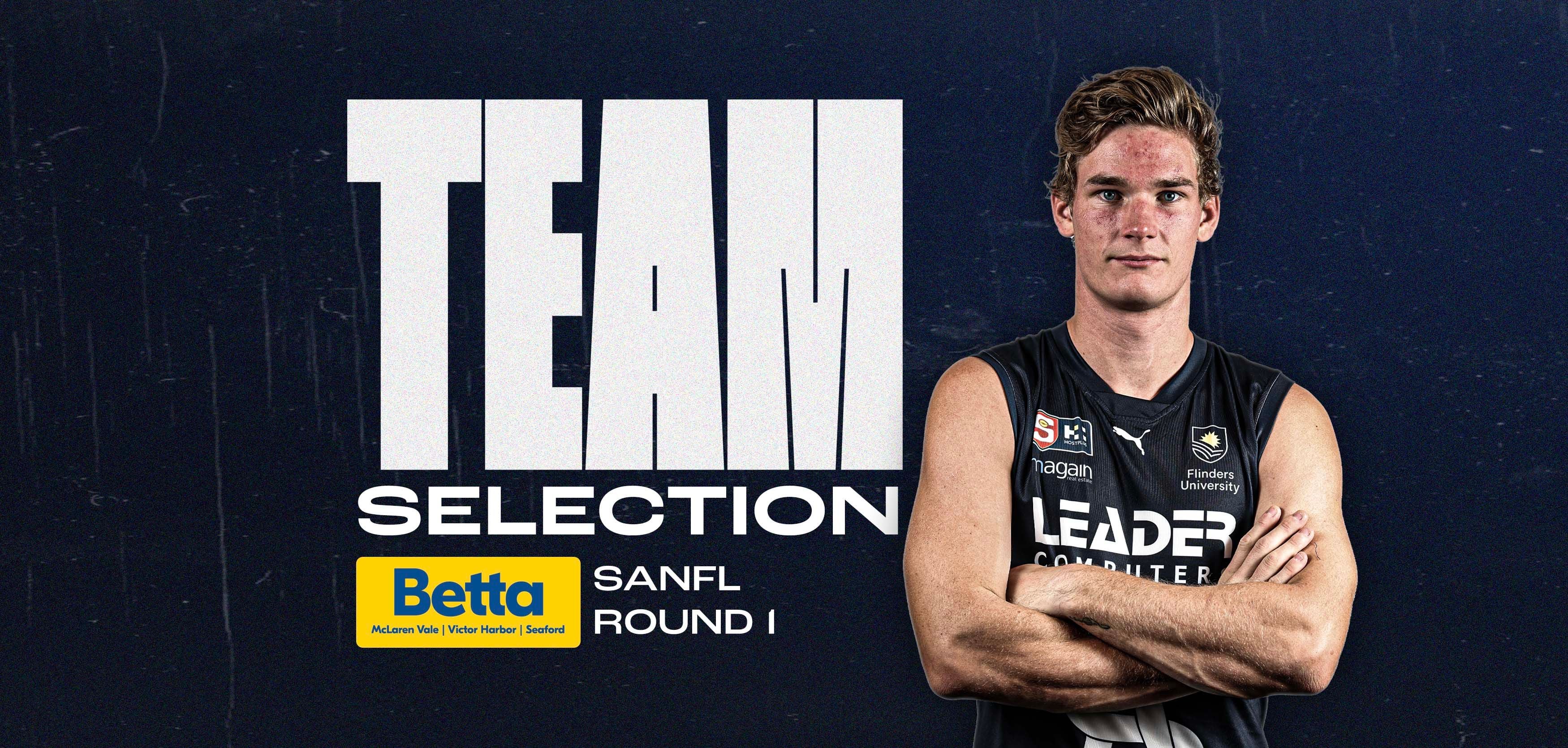 BETTA Team Selection: SANFL Round 1 v Adelaide BETTA Team Selection: SANFL Round 1 v Adelaide